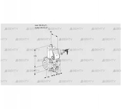 VAS250R/NW (88003228) Газовый клапан Kromschroder