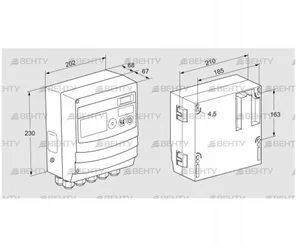 BCU460W3P1C0D1000K1E0-/LM400WF3O0E1- (88680133) Блок управления горением Kromschroder