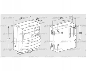 BCU480W2P2C0D0000K2E1-/LM400WF0O0E1- (88680222) Блок управления горением Kromschroder