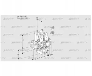 VCD1E15R/15R05ND-25VWR3/PPPP/PPPP (88101780) Регулятор давления Kromschroder