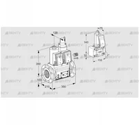 VCS8100F05NLWR3E/PPPP/PPZ- (88203875) Сдвоенный газовый клапан Kromschroder