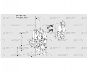 VCD1E20R/20R05ND-50WR6/PPPP/PPZS (88106365) Регулятор давления Kromschroder