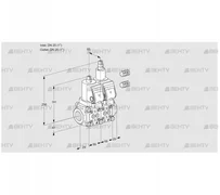 VCS2E25R/25R05NLWGR3/PPPP/PPPP (88100050) Сдвоенный газовый клапан Kromschroder