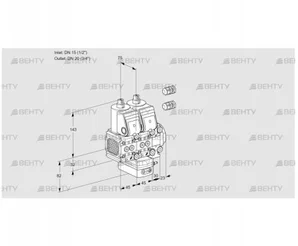 VCD1E15R/20R05FND-25VWR3/PPPP/PPPP (88101561) Регулятор давления Kromschroder