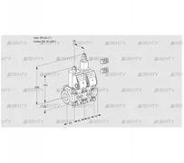 VCS1E25R/10R05NLWR3/PPPP/PPPP (88101007) Сдвоенный газовый клапан Kromschroder