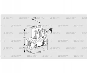 VCS665F05NNQRB/PPPP/PPPP (88203207) Сдвоенный газовый клапан Kromschroder