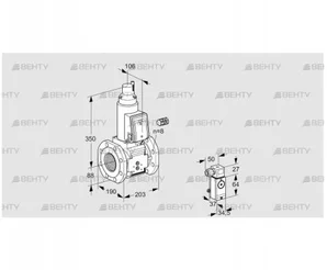 VAS780F05LW3B/P2/MM (88207452) Газовый клапан Kromschroder