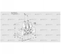 VCS3E50F/50F05NNWSR/PPPP/PPPP (88106867) Сдвоенный газовый клапан Kromschroder