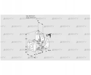 VAS350F/NW (88005364) Газовый клапан Kromschroder