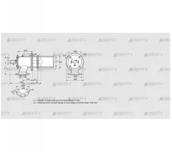 ZIC 165RM-0/335-(26)D (84246522) Газовая горелка Kromschroder