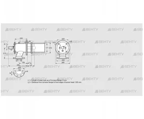 ZIC 165RM-0/335-(26)D (84246522) Газовая горелка Kromschroder