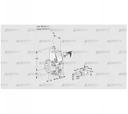 VAS125R/NW (88034008) Газовый клапан Kromschroder