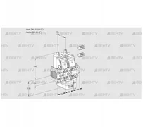 VCH3E40R/50R05FNHEVWR3/PPPP/PPPP (88106128) Клапан с регулятором расхода Kromschroder