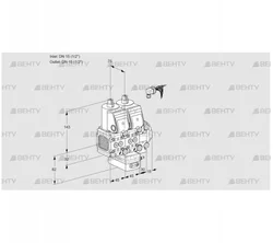 VCH1E15R/15R05FNHEVWR/PPPP/PPPP (88102754) Клапан с регулятором расхода Kromschroder