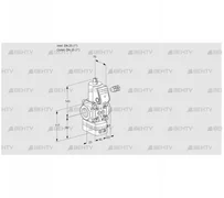 VAG125R/NWAN (88007337) Газовый клапан с регулятором соотношения Kromschroder