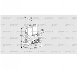 VCS780F05NNWL3E/PPEP/PPPP (88204248) Сдвоенный газовый клапан Kromschroder