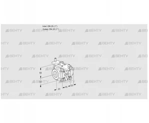 VFC125/25R05-20PPMM (88300466) Регулирующий клапан Kromschroder