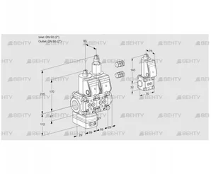 VCD2E50R/50R05D-100LWR3/PPPP/PPZS (88106482) Регулятор давления Kromschroder