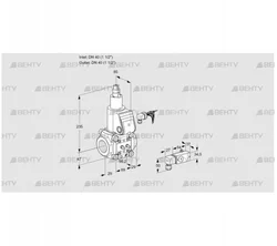 VAS240R/LW (88004971) Газовый клапан Kromschroder