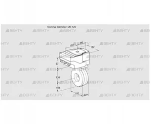 IBA125Z05/20-30W3TR10 (88303019) Дроссельная заслонка Kromschroder