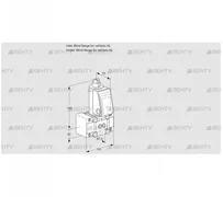 VAS1W0/NW (88032304) Газовый клапан Kromschroder