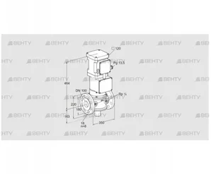 VK 100F40T5HG6L3DS (85317153) Газовый клапан с приводом Kromschroder