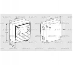 BCU460T-3/1R8-B1/1 (88613317) Блок управления горением Kromschroder