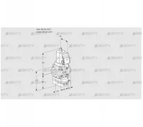 VAD1T20N/NQGR-50A (88033525) Газовый клапан с регулятором давления Kromschroder