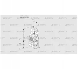 VAD1T-/15N/NWSR-50B (88018850) Газовый клапан с регулятором давления Kromschroder