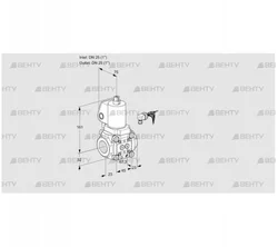 VAS125R/NKSL (88010625) Газовый клапан Kromschroder