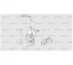 VAS240/-R/NW (88007902) Газовый клапан Kromschroder