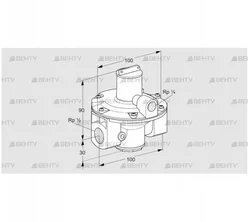 GDJ 15R04-0LZ (03155051) Регулятор давления Kromschroder