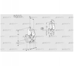 VAS1E15R/15R05NWR/PP/BS (88107757) Газовый клапан Kromschroder