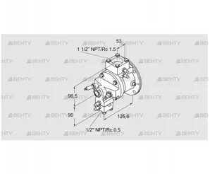 TJ28.0025-A1AHSCPA6D2FSB0 (85401048) Газовая горелка Kromschroder