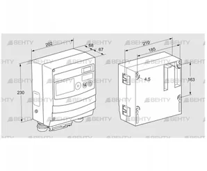 BCU480W2P3C0D0000K1E1-/LM400WF3O0E1- (88680236) Блок управления горением Kromschroder