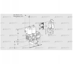 VCG2E40R/40R05FNGEVQL6/PPBS/PPPP (88103788) Клапан с регулятором соотношения Kromschroder