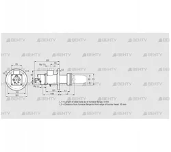 BIC 50RB-0/35-(39)D (84030111) Газовая горелка Kromschroder