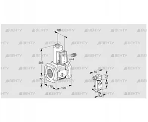 VAS665F05NQ3E/4P/PP (88204712) Газовый клапан Kromschroder