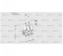 VCS3E50R/40R05FNNWR3/PPPP/PPPP (88106137) Сдвоенный газовый клапан Kromschroder