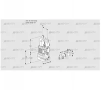 VAD3-/50R/NW-100A (88031431) Газовый клапан с регулятором давления Kromschroder