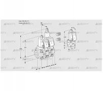 VCS2E25R/25R05NLWGR3/PPPP/PPZS (88100125) Сдвоенный газовый клапан Kromschroder