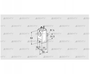 DG 45VC8D-5S (84448851) Датчик-реле давления газа Kromschroder