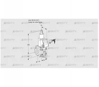 VAS120/-R/LW (88013657) Газовый клапан Kromschroder