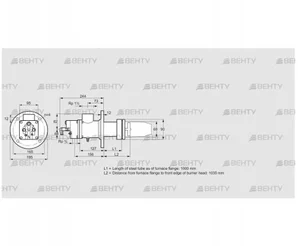 BIC 65RB-1000/1035-(37)E (84099582) Газовая горелка Kromschroder