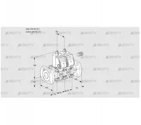 VCS3E50F/50F05NNQR3/PPPP/PPPP (88101946) Сдвоенный газовый клапан Kromschroder