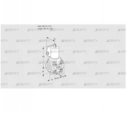 VAN1T15N/NQGL (88013930) Сбросной газовый клапан Kromschroder