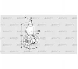 VAS780F05LKGL3B/PP/PP (88207734) Газовый клапан Kromschroder