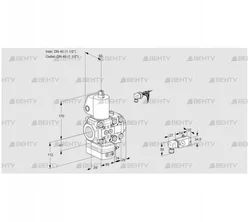 VAD2E40R/40R05D-25VWL/3-/-3 (88103460) Газовый клапан с регулятором давления Kromschroder