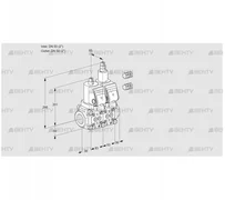 VCS3E50R/50R05NLWSR3/PPPP/PPPP (88103284) Сдвоенный газовый клапан Kromschroder