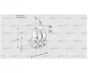 VCS3E50R/50R05NLWSR3/PPPP/PPPP (88103284) Сдвоенный газовый клапан Kromschroder